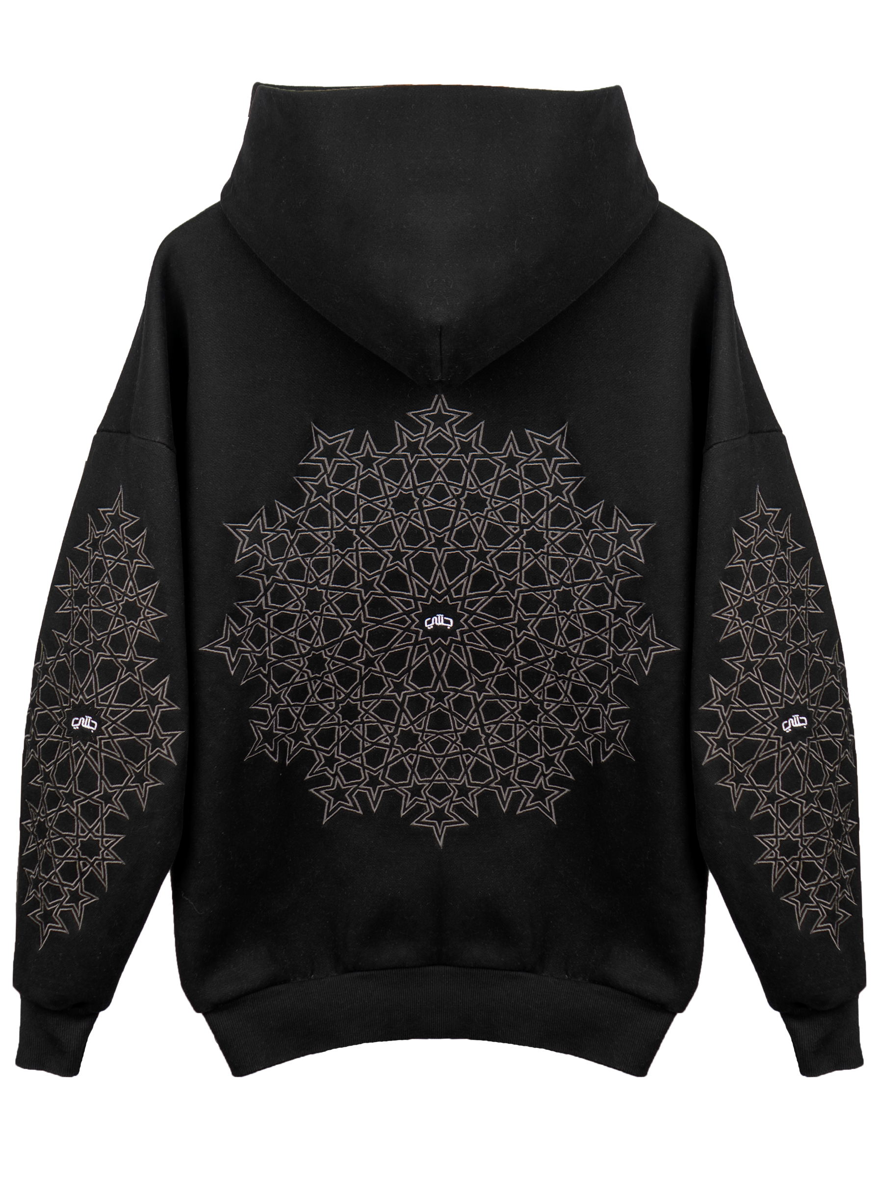 ZELLIGE HOODIE™ MIDNIGHT BLACK