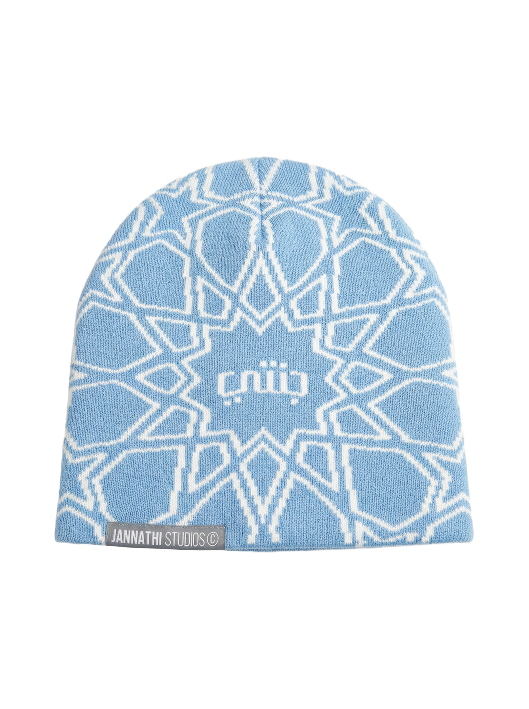 MOSAIC BEANIE - BLUE